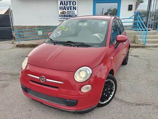 Red 2013 FIAT 500 Pop