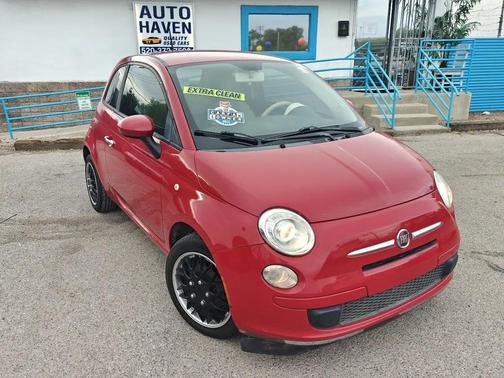 Red 2013 FIAT 500 Pop