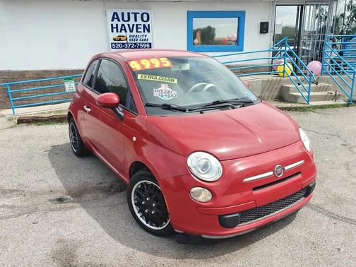 Red 2013 FIAT 500 Pop