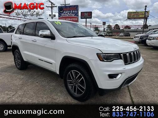 Bright White Clearcoat 2019 Jeep Grand Cherokee Limited