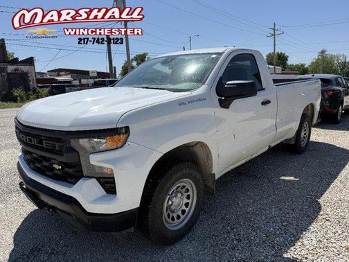 Summit White 2023 Chevrolet Silverado 1500 WT