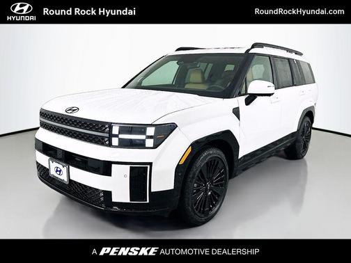 White 2026 Hyundai SANTA FE HEV Calligraphy