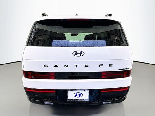 White 2026 Hyundai SANTA FE HEV Calligraphy
