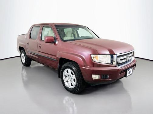 Red 2010 Honda Ridgeline RTS
