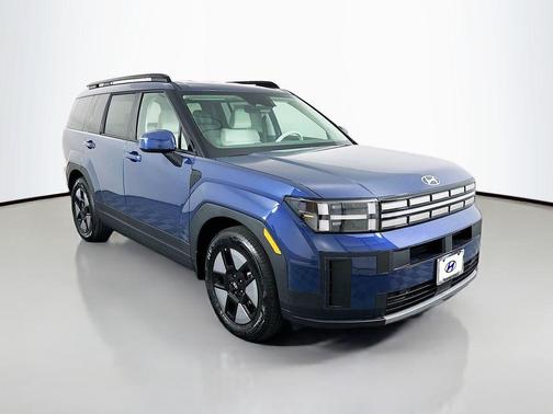 Atlantic Blue 2026 Hyundai SANTA FE HEV SEL