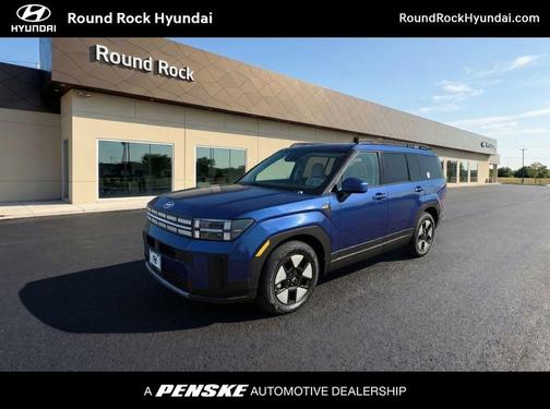 Atlantic Blue 2026 Hyundai SANTA FE HEV SEL