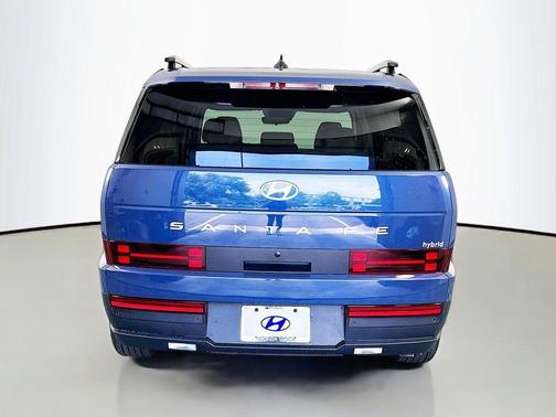 Atlantic Blue 2026 Hyundai SANTA FE HEV SEL