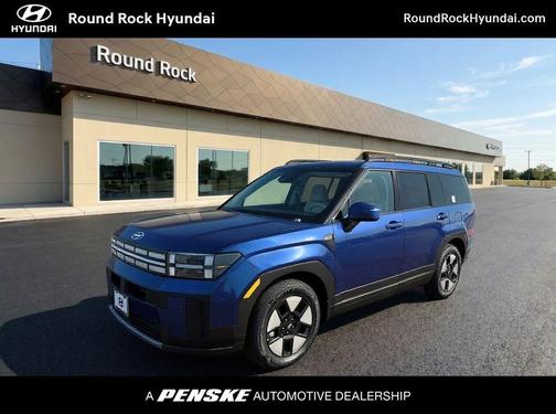 Atlantic Blue 2026 Hyundai SANTA FE HEV SEL
