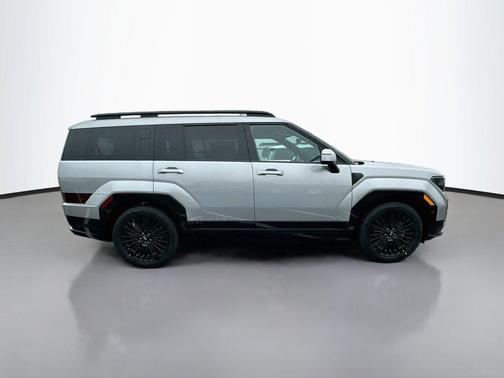 Shimmering Silver 2025 Hyundai SANTA FE HEV Calligraphy