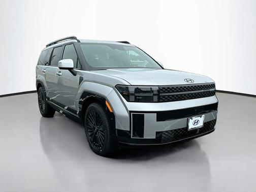 Shimmering Silver 2025 Hyundai SANTA FE HEV Calligraphy