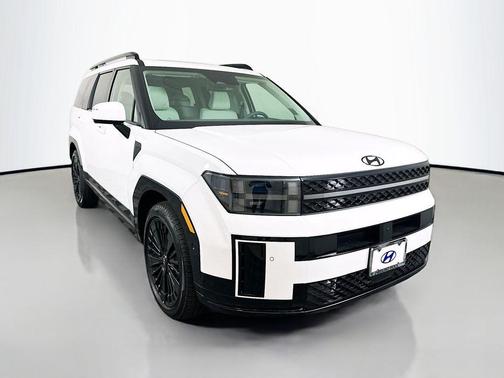White 2026 Hyundai SANTA FE HEV Calligraphy