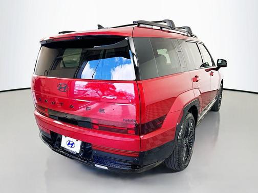 Red 2026 Hyundai SANTA FE HEV Calligraphy