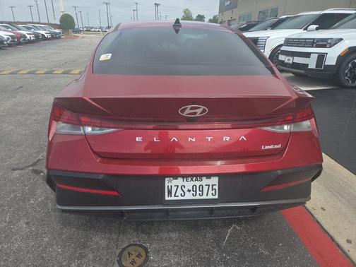 Red 2025 Hyundai ELANTRA Limited