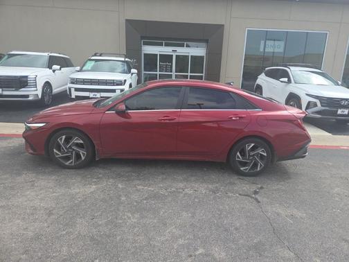 Red 2025 Hyundai ELANTRA Limited