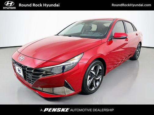 Scarlet Red 2023 Hyundai ELANTRA HEV Limited