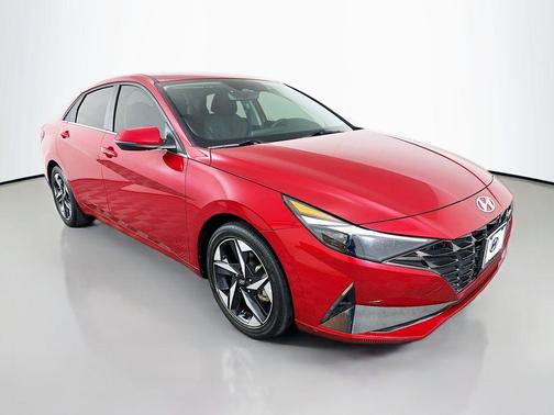 Scarlet Red 2023 Hyundai ELANTRA HEV Limited