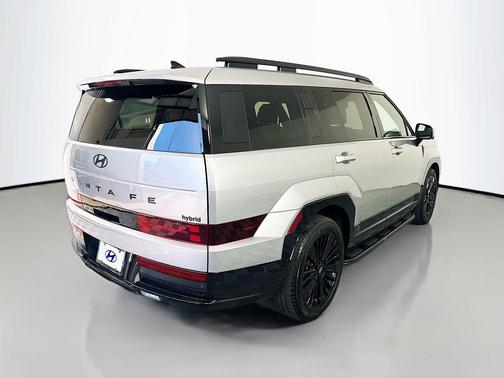 Shimmering Silver 2025 Hyundai SANTA FE HEV Calligraphy