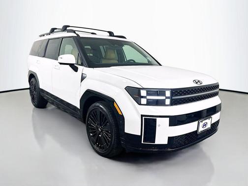 White 2026 Hyundai SANTA FE HEV Calligraphy
