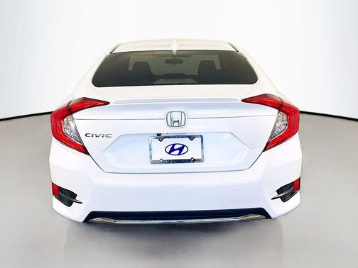 Platinum White 2019 Honda Civic EX