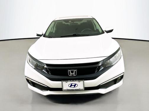 Platinum White 2019 Honda Civic EX