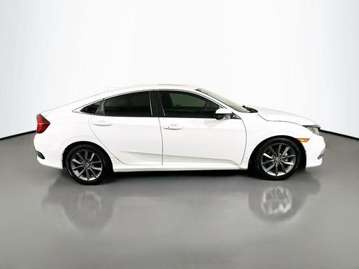 Platinum White 2019 Honda Civic EX