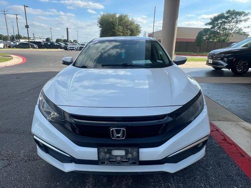Platinum White 2019 Honda Civic EX