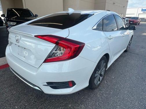 Platinum White 2019 Honda Civic EX