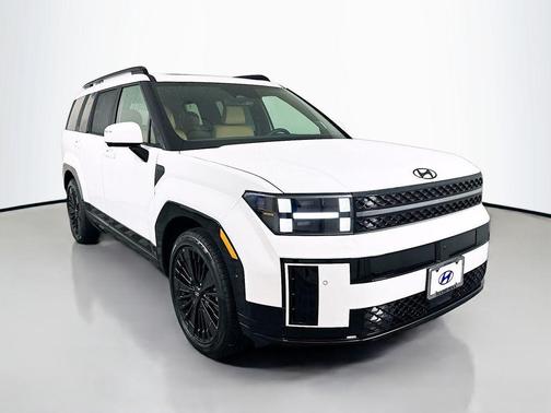 White 2026 Hyundai SANTA FE HEV Calligraphy