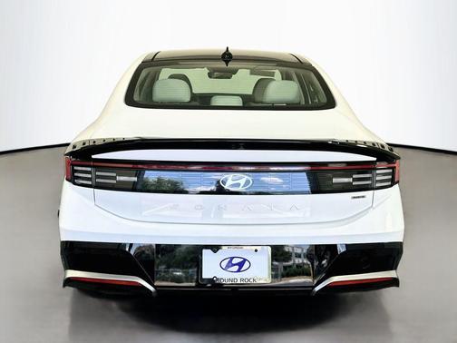 White 2026 Hyundai SONATA Hybrid SEL
