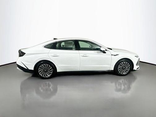 White 2026 Hyundai SONATA Hybrid SEL