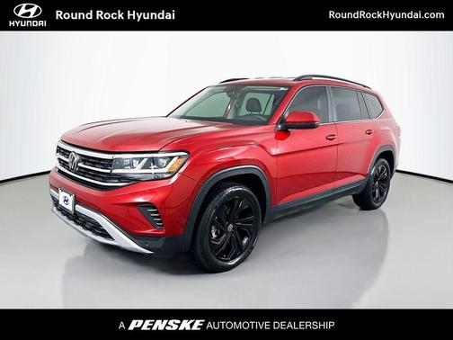 Aurora Red Metallic 2023 Volkswagen Atlas 3.6L SE w/Technology