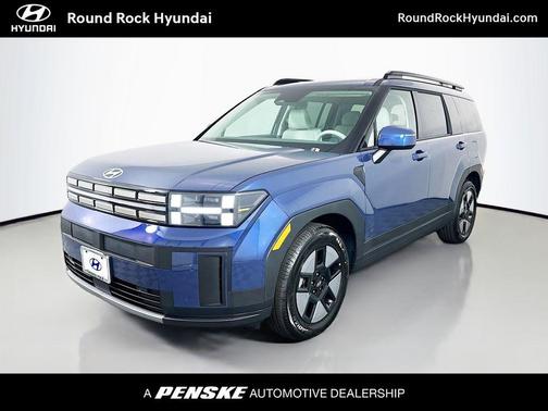 Atlantic Blue 2026 Hyundai SANTA FE HEV SEL