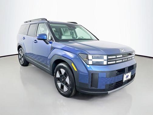 Atlantic Blue 2026 Hyundai SANTA FE HEV SEL