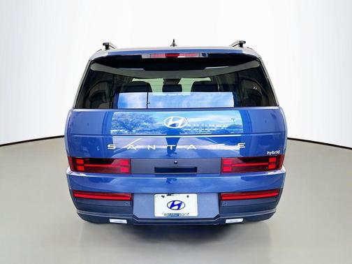 Atlantic Blue 2026 Hyundai SANTA FE HEV SEL