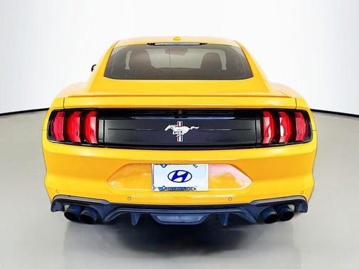Orange 2019 Ford Mustang EcoBoost Premium