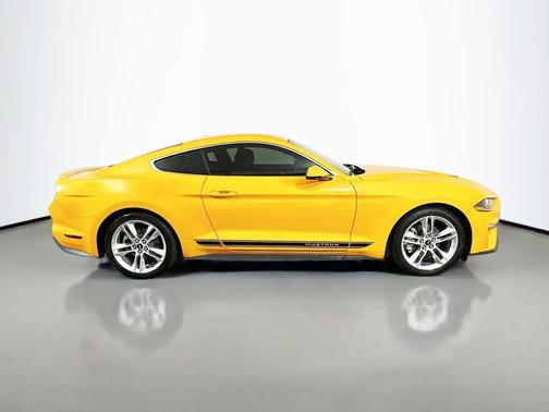 Orange 2019 Ford Mustang EcoBoost Premium