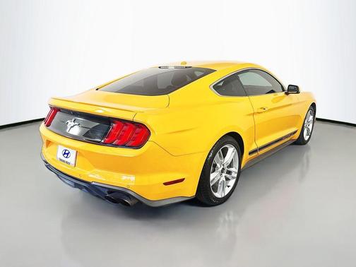 Orange 2019 Ford Mustang EcoBoost Premium