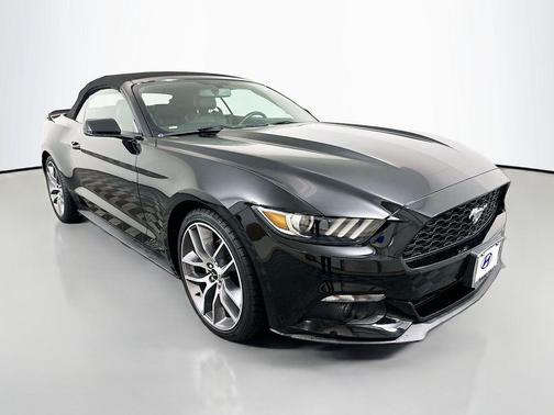 Black 2015 Ford Mustang EcoBoost Premium