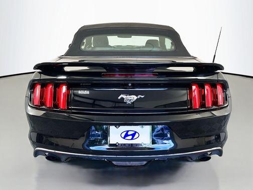 Black 2015 Ford Mustang EcoBoost Premium