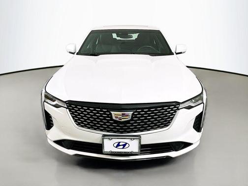 Crystal White 2022 Cadillac CT4 Luxury