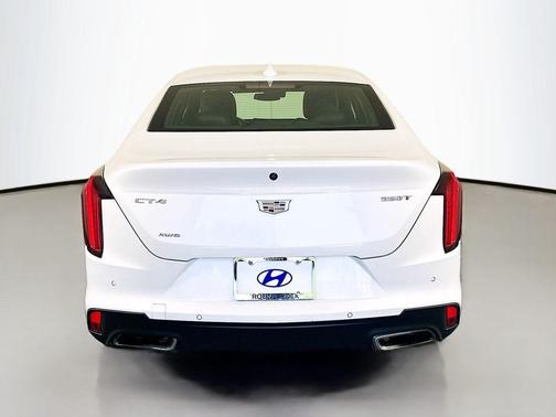 Crystal White 2022 Cadillac CT4 Luxury