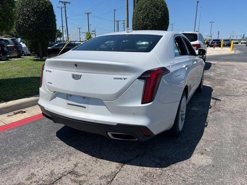 Crystal White 2022 Cadillac CT4 Luxury