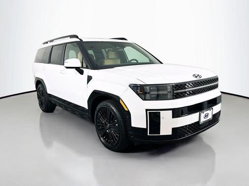 White 2026 Hyundai SANTA FE HEV Calligraphy