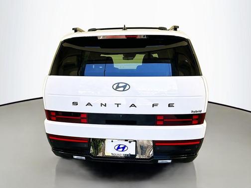 White 2026 Hyundai SANTA FE HEV Calligraphy