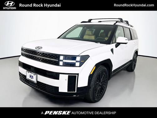 White 2026 Hyundai SANTA FE HEV Calligraphy
