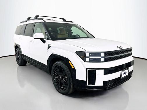 White 2026 Hyundai SANTA FE HEV Calligraphy