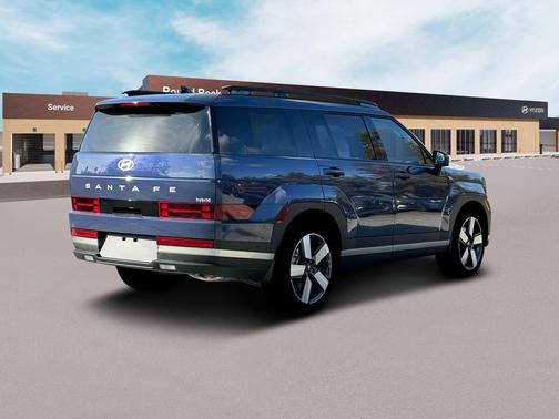 Atlantic Blue 2026 Hyundai SANTA FE HEV Limited