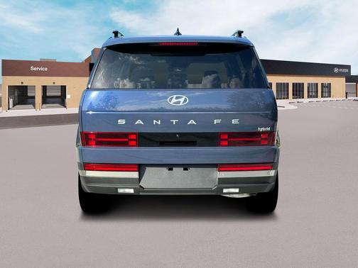 Atlantic Blue 2026 Hyundai SANTA FE HEV Limited