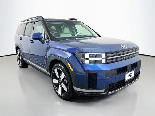 Atlantic Blue 2026 Hyundai SANTA FE HEV Limited