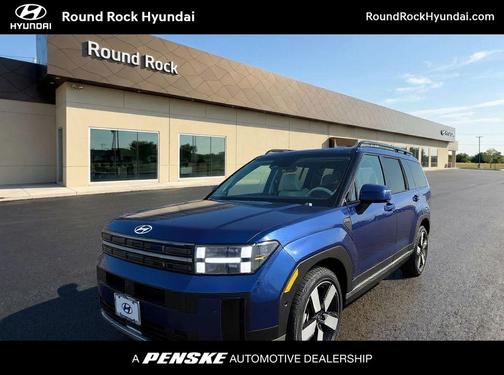 Atlantic Blue 2026 Hyundai SANTA FE HEV Limited